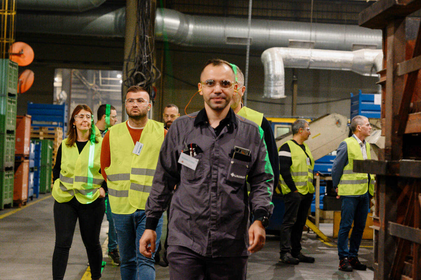 Lean Champions Q3 2025 – Посещение в Линамар Лайт Металс Русе – ЕООД, демонстрация на Lean практики и подобрения в производството.