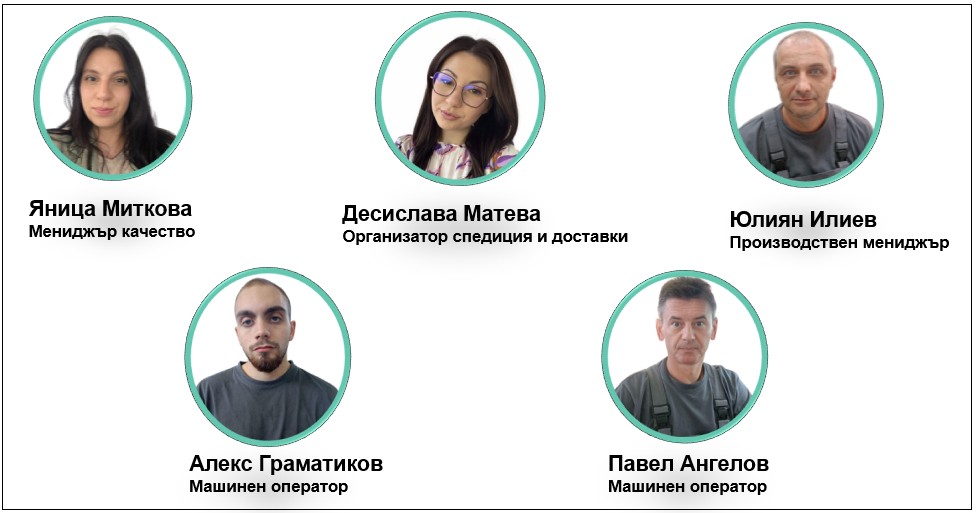 Екипът на ИМЕ НА ФИРМАТА – Lean Champions Q1 2026