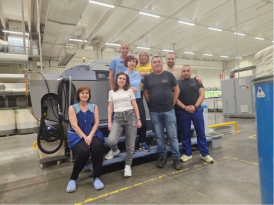Екипът на Bulsafil по време на представянето на проекта в Lean Champions Q2 2026